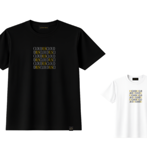 【CLOUDIUS】DESIGN LOGO TEE ― DL SERIES｜6.2oz コーマ糸 （CLD-TD001-FM）