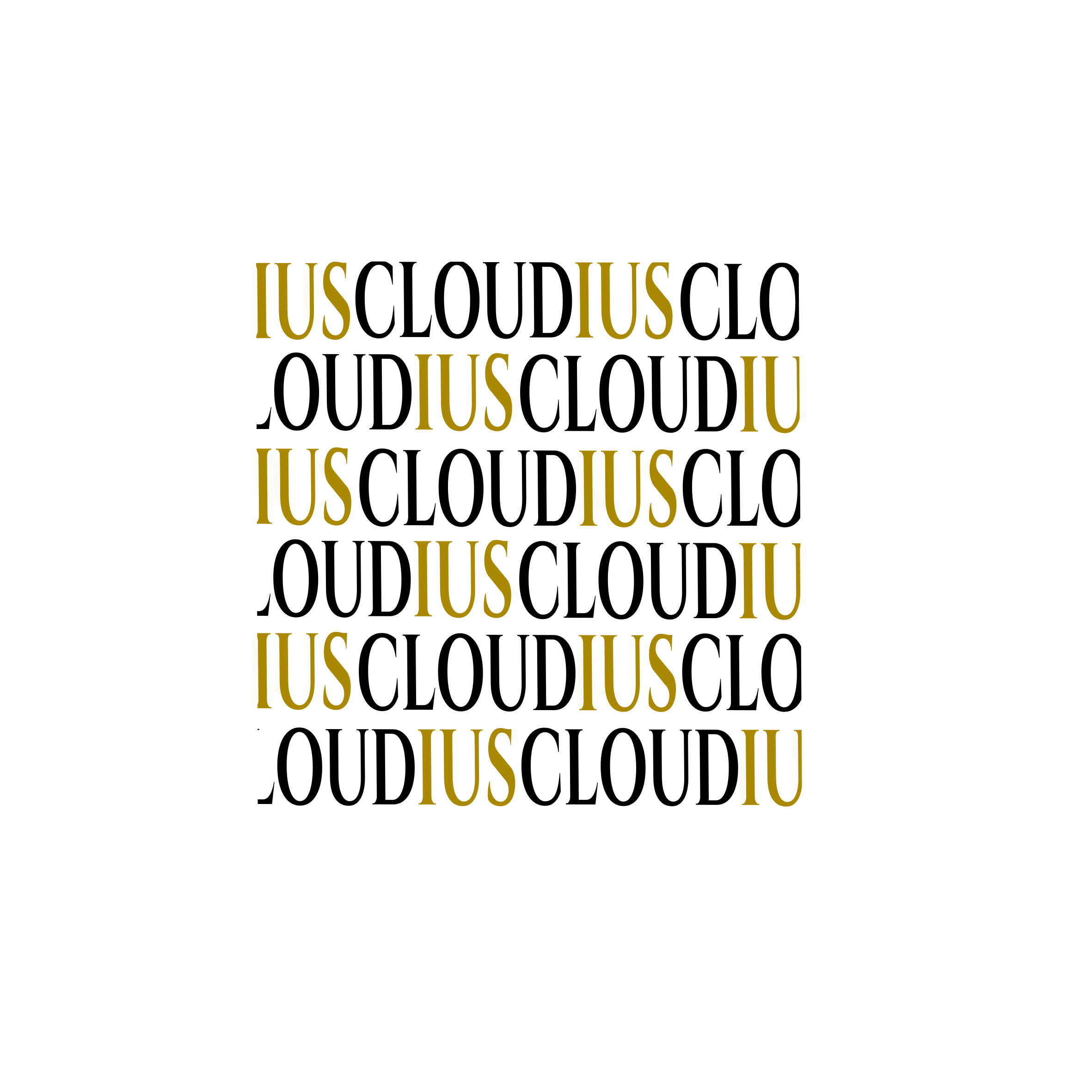 【CLOUDIUS】DESIGN LOGO TEE ― DL SERIES|6.2oz コーマ糸 (CLD-TD001-FM) - 画像 (6)